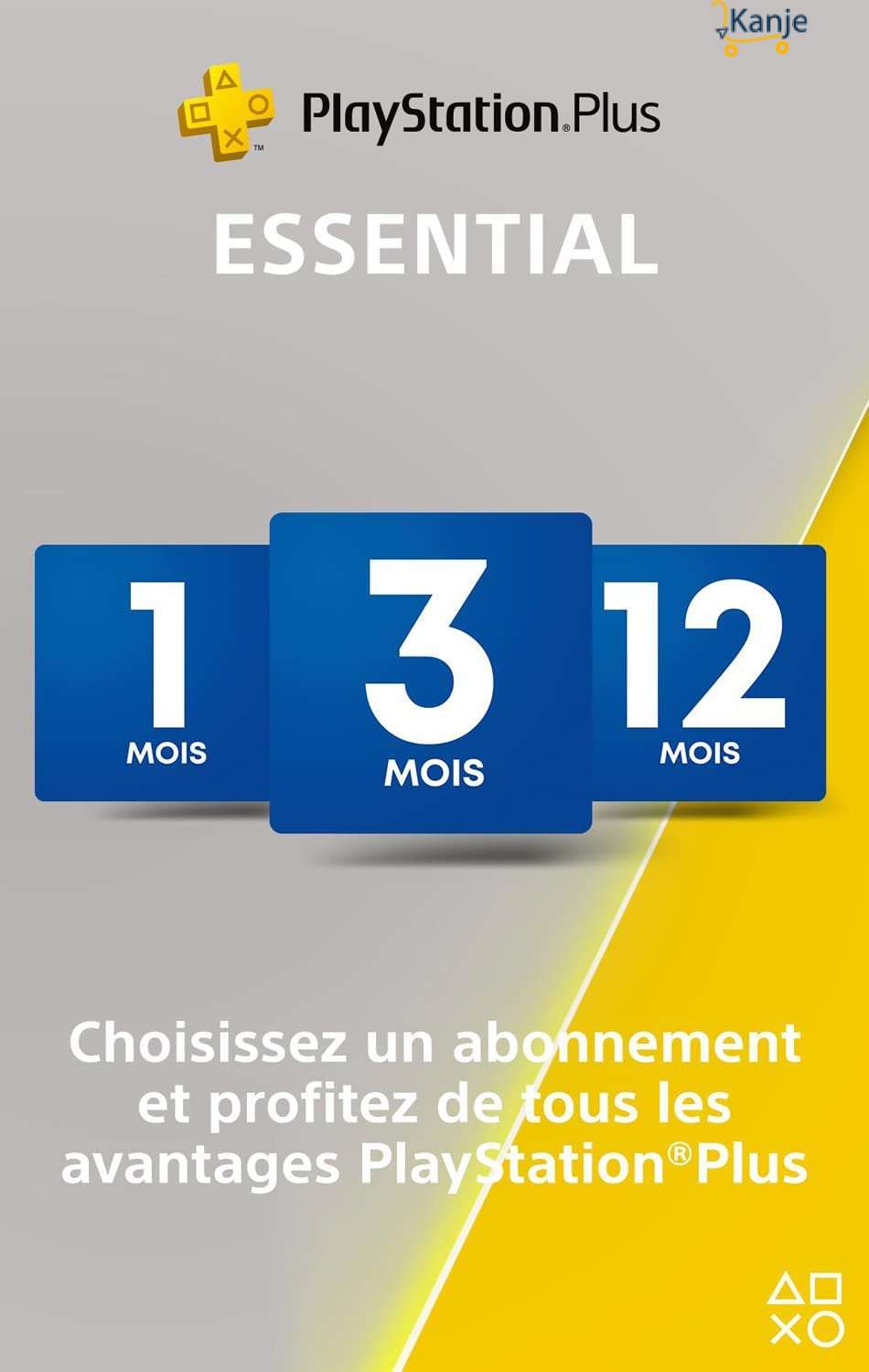 🥇Abonnement 12 Mois PSN Plus Essential (France) (PlayStation Network)