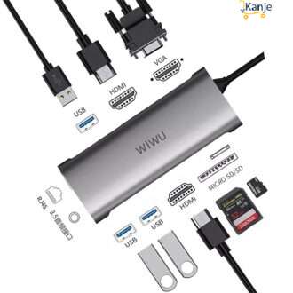 Hub WiWU Type C Hub (11 en 1)