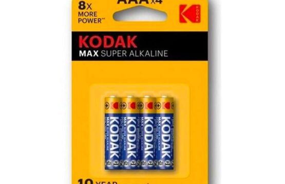 Kodak Max Alkaline Batteries AAAx4
