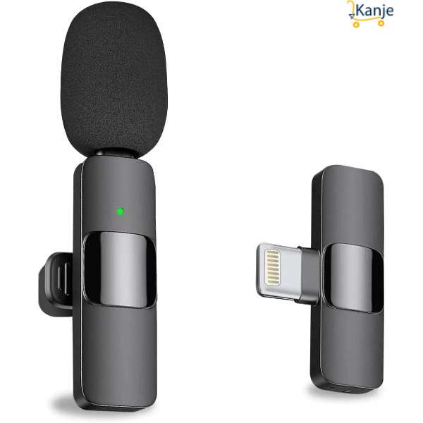 Micro Cravate sans Fil pour iPhone - 2.4GHz Mini Microphone