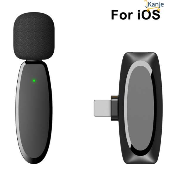 Microphone Cravate sans Fil, Mini Micro pour iphone/ipad, la Diffusion en  Direct