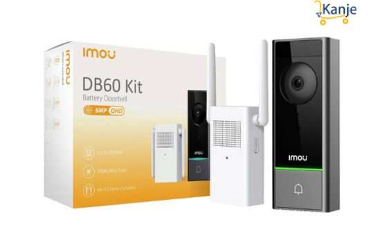 IMOU DB60 5MP Video Doorbell Kit