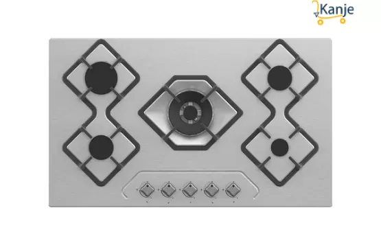 PLATEAU 5 FEUX INOX A GAZ GRILL SEMI CIRCULAIRE ENDURO SW-90