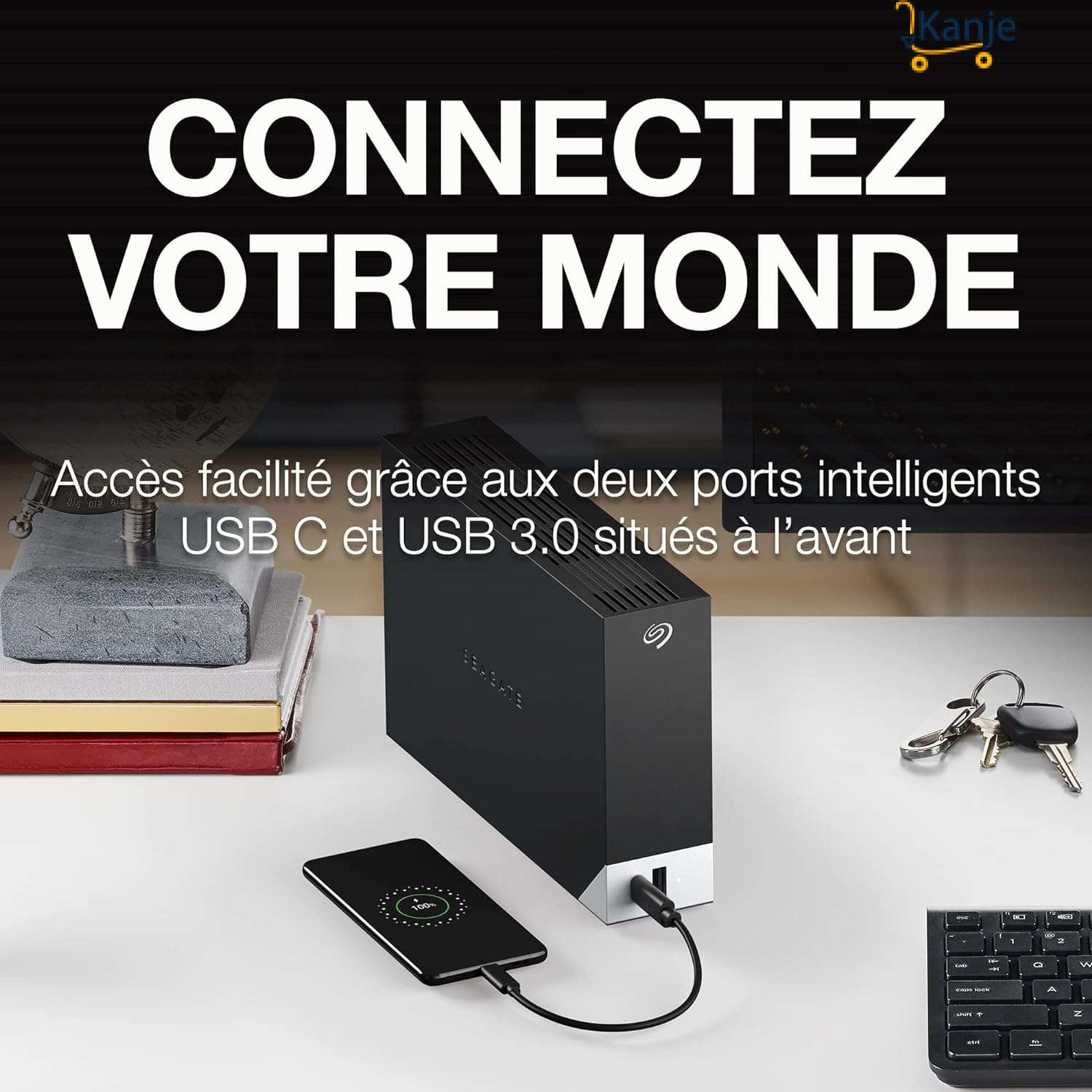 Disque dur externe Seagate One Touch Hub 8 To - Vente matériels et  accessoires informatique au Sénégal