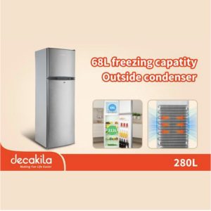 Réfrigérateur 280L DECAKILA KEFG011W