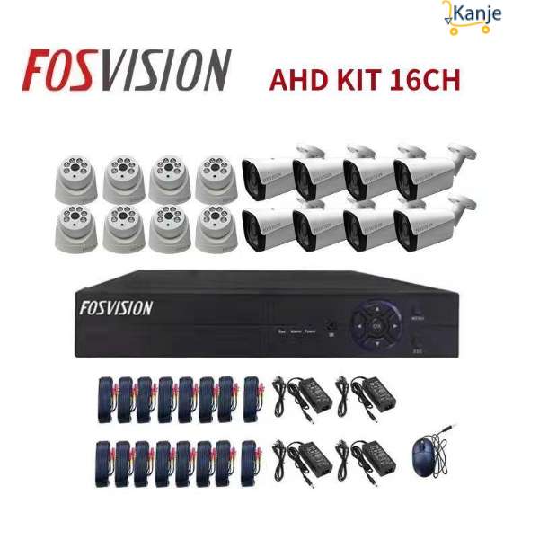 Fosvision- Kit vidéosurveillance 16 caméras