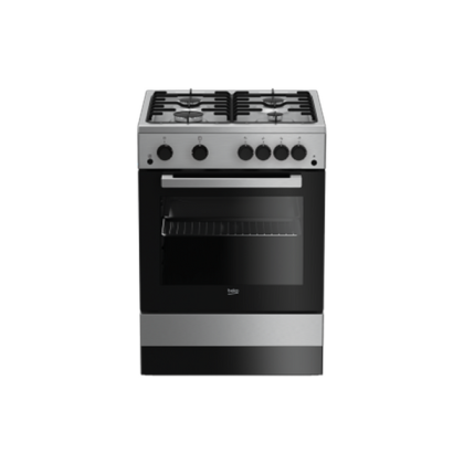 Cuisinière 4 Feux à Gaz Beko FSGT62111GS