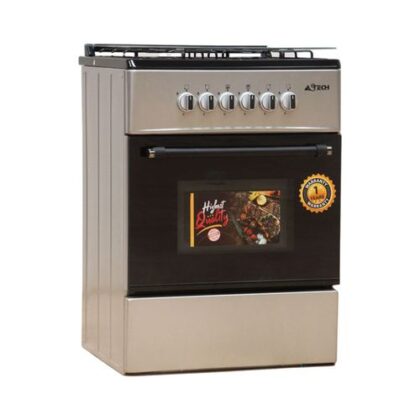 CUISINIERE ASTECH 4FEUX 60X60 A GAZ AVEC FOUR A GAZ