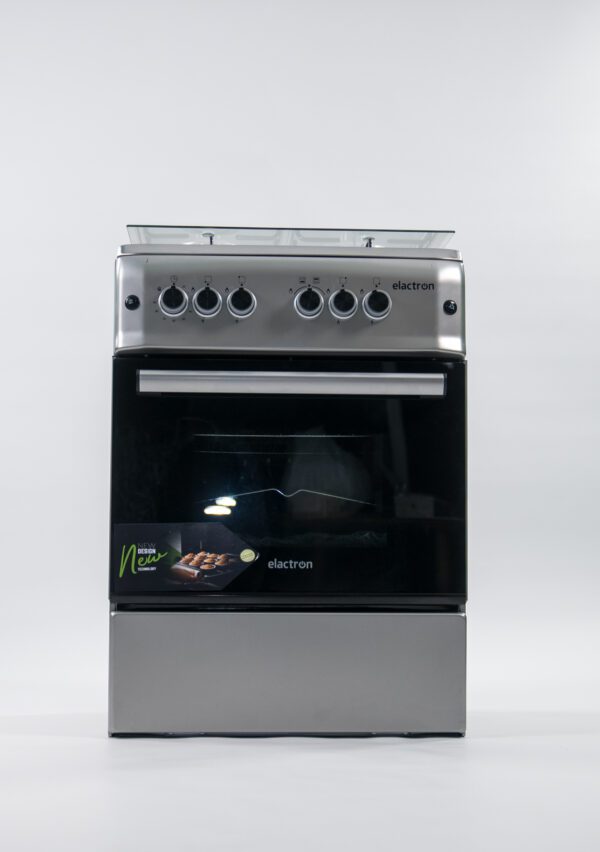 CUISINIERE ELACTRON 4FEUX 60X60 SEMI INOX