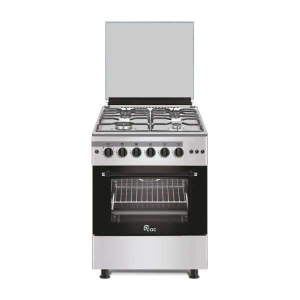 CUISINIERE CAC 4FEUX 60X60 A GAZ INOX