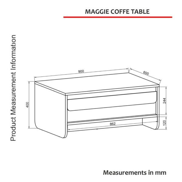 TABLE BASSE MAGGIE ORTA SEHPA B105 – Image 2