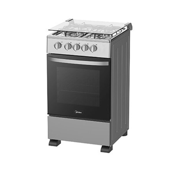 CUISINIERE MIDEA 4FEUX 50X55 GRIS