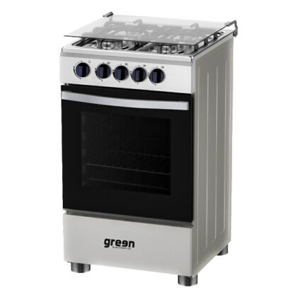 CUISINIERE GREEN 4FEUX 50X50 A GAZ GRIS