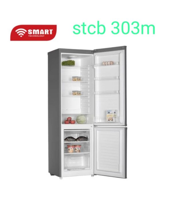 REFRIGERATEUR SMART TECHNOLOGY COMBINE 3TIROIRS 227LITRES GRIS STCB303M – Image 2