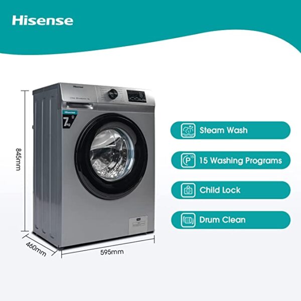 MACHINE A LAVER HISENSE 7KG FRONT-LOAD