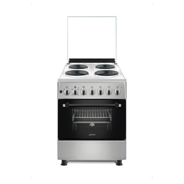 CUISINIERE ASTECH 4FEUX 60X60 ELECTRIQUE AVEC FOUR ELECTRIQUE