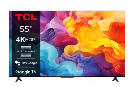 TELEVISEUR TCL 55"' SMART GOOGLE TV 4K UHD