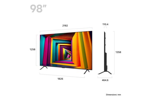 Téléviseur LG LED 98" 4K Smart TV - 98UT91006LA (2024)