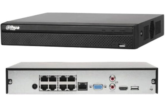 DAHUA NVR 8CH 8POE DHI-NVR4108HS-8P-4KS2/L / COMPATIBLE JUSQUA 8MP