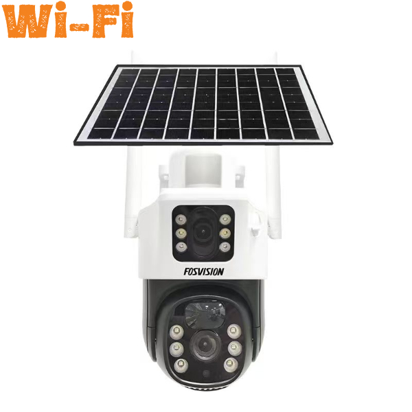 Caméra de Surveillance Solaire PTZ WI-FI 8MP Fosvision FS-S10K-W-8M