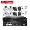 Kit surveillance NVR 8 caméras FOSVISION FS-3358/4K58N-PRO-8CH
