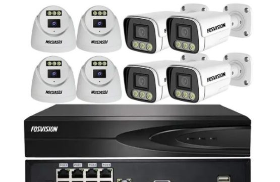Kit surveillance NVR 8 caméras FOSVISION FS-3358/4K58N-PRO-8CH