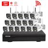 Kit NVR 16 Caméras De Surveillance IP WiFi FOSVISION FS-6099W30LS-16CH