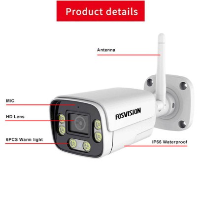 Kit NVR 16 Caméras De Surveillance IP WiFi FOSVISION FS-6099W30LS-16CH