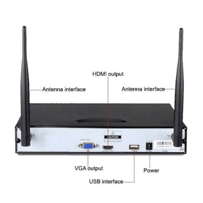 Kit NVR 16 Caméras De Surveillance IP WiFi FOSVISION FS-6099W30LS-16CH
