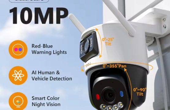 Caméra IP Wi-Fi extérieur à double objectif Imou Cruiser Dual 2 (10MP)
