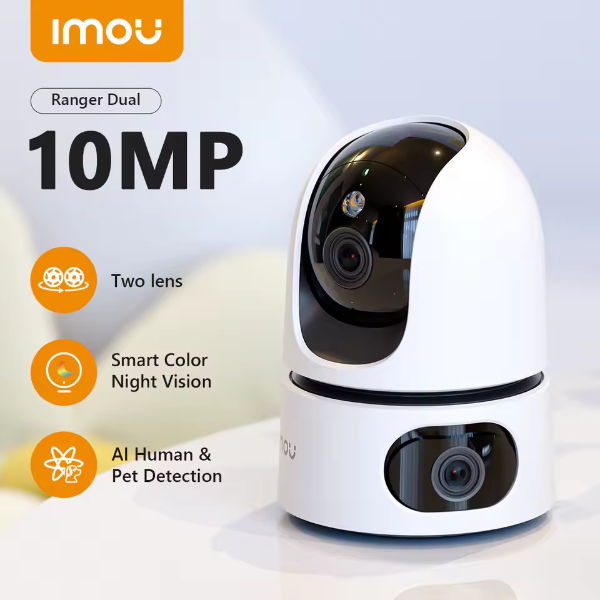Caméra de surveillance à double objectif Imou Ranger Dual Pro AE 6MP Garantie de 6 mois | Cameroun Caméra de surveillance à double objectif Imou Ranger Dual Pro AE 6MP Garantie de 6 mois | Cameroun