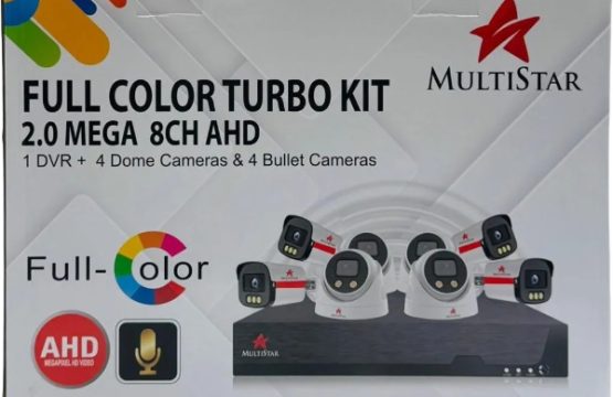 Kit de Surveillance MultiStar Full-Color 8CH MULTISTAR KIT 8/KIT8 2MP