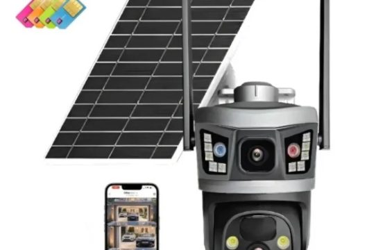 Caméra de surveillance extérieure 4G Solaire Dual Lens YM09-B