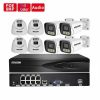 Kit surveillance NVR 8 caméras FOSVISION 8MP FS-3388/6F88N-PLS (8MP)