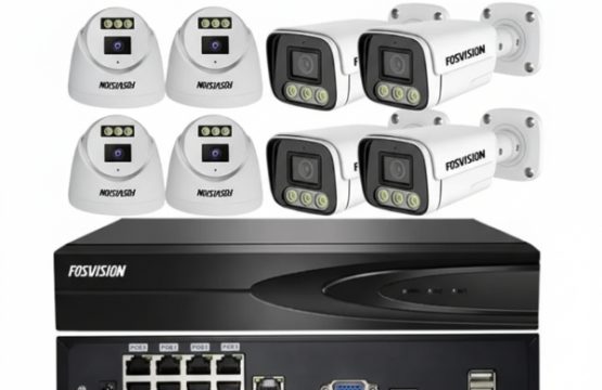 Kit surveillance NVR 8 caméras FOSVISION 8MP FS-3388/6F88N-PLS (8MP)