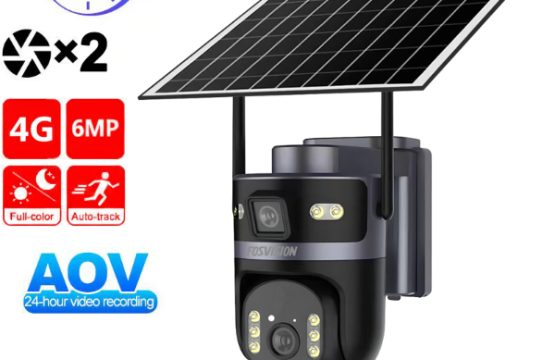 Caméra de Surveillance Solaire PTZ FOSVISION FS-HS3K-4G-6M EU