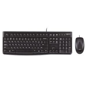 Ensemble Clavier et souris filaire Logitech MK120 (Original)