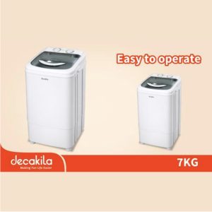 MACHINE A LAVER 7KG TOP LOAD DECAKILA KEDM004W