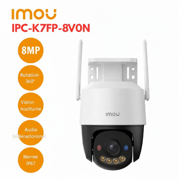 Caméra de surveillance Imou Cruiser SC IPC-K7FP-8V0N 8MP