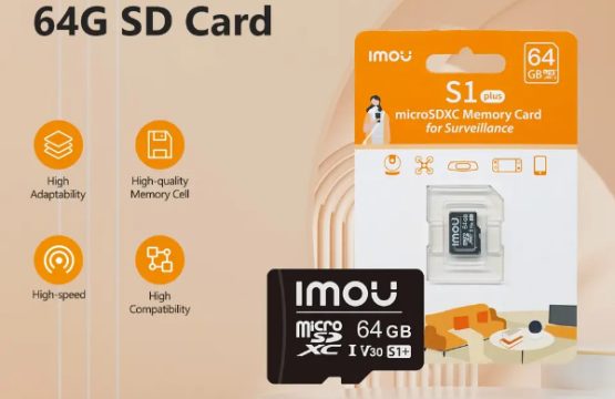 Carte Mémoire Micro SD 64GO Imou ST2-64-S1