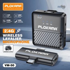 Micro Cravate sans fil PLOKAMA MICROPHONE VM-50