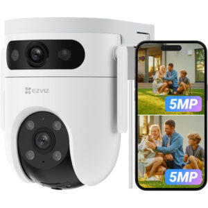 Caméra IP Wi-Fi extérieur à double objectif panoramique EZVIZ CS-H9c Dual 3K (5MP)