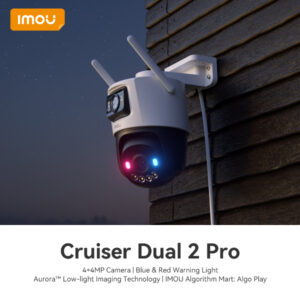 Caméra de surveillance IP Wi-Fi extérieur à double objectif Imou Cruiser Dual 2 Pro (8MP)